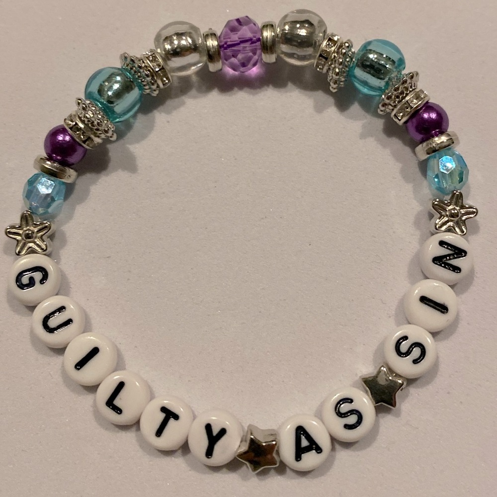 Guilty As Sin Taylor Swift Handmade Friendship Bracelet